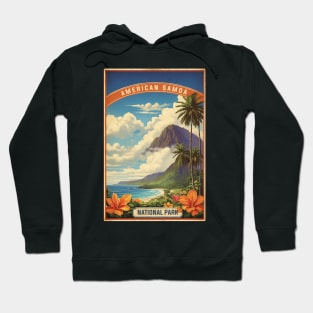 American Samoa National Park USA Vintage Travel Retro Tourism Hoodie